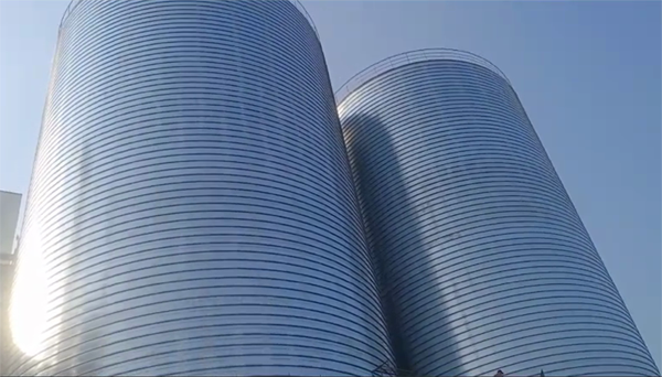 普安2座混凝土高架卷板仓